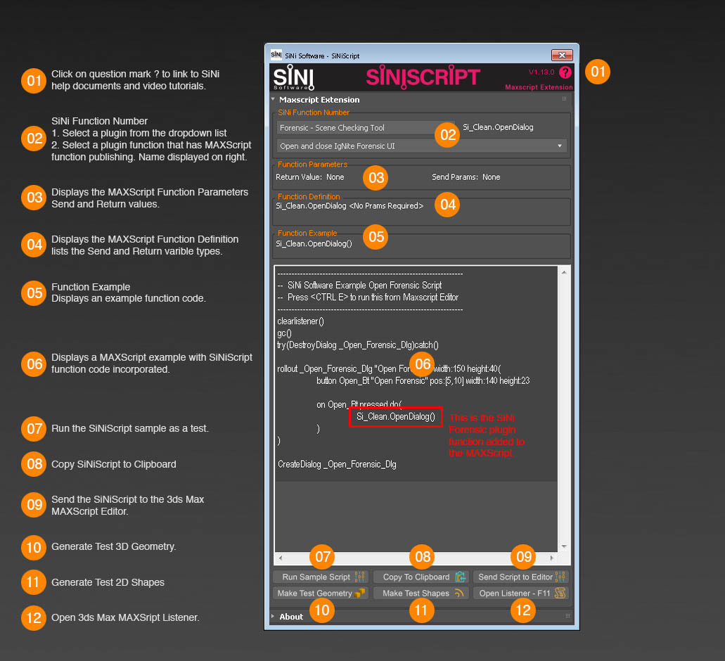 Image of SiNi Software SiNiScript Interface